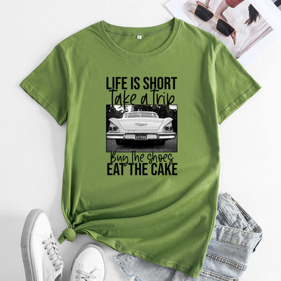 Tricouri supradimensionate din bumbac JFUNCY Tricou cu mânecă scurtă pentru femei Tricouri grafice pentru femei Tricou pentru femei Moda coreeană Topuri pentru femei