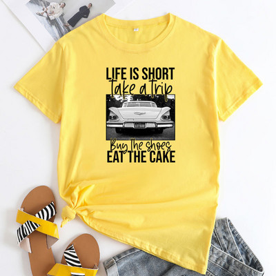 Tricouri supradimensionate din bumbac JFUNCY Tricou cu mânecă scurtă pentru femei Tricouri grafice pentru femei Tricou pentru femei Moda coreeană Topuri pentru femei