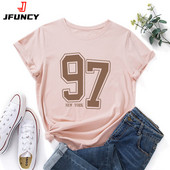 JFUNCY 2023 tricouri de vară tricouri cu mânecă scurtă pentru femei tricouri din bumbac pentru femei la modă Topuri pentru femei Îmbrăcăminte pentru femei