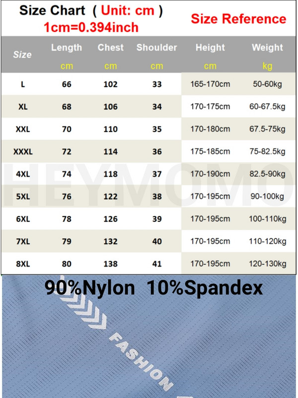 Μεγάλο μέγεθος Νέο Ice Silk Κλασικό Ανδρικό Αμάνικο Μπλουζάκι Μαύρο Μπλε Μπλουζάκι Ανδρικό T-shirt που στεγνώνει γρήγορα 8xl 7xl 6xl