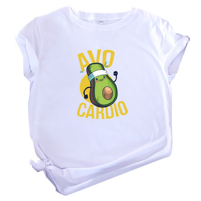 Καλοκαιρινό μπλουζάκι JFUNCY 2023 Γυναικεία μπλουζάκια μπλουζάκια 100% βαμβακερά γυναικεία μπλουζάκια Νέα εκτύπωση O γυναικείο μπλουζάκι με κοντομάνικο λαιμό