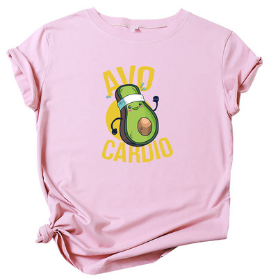 Καλοκαιρινό μπλουζάκι JFUNCY 2023 Γυναικεία μπλουζάκια μπλουζάκια 100% βαμβακερά γυναικεία μπλουζάκια Νέα εκτύπωση O γυναικείο μπλουζάκι με κοντομάνικο λαιμό