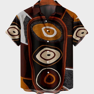 Letné kreslené 3D vintage havajské Dazn pánske nadrozmerné tričko oblečenie roztomilé blúzky móda 2023 krátky rukáv top Ader chyba župan