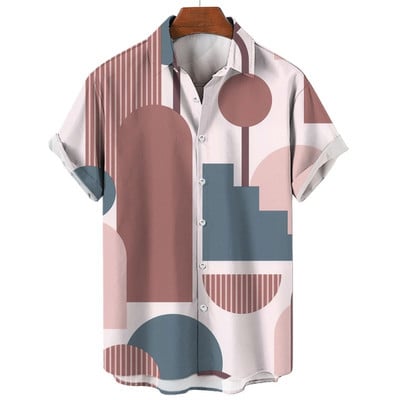 Letné kreslené 3D vintage havajské Dazn pánske nadrozmerné tričko oblečenie roztomilé blúzky móda 2023 krátky rukáv top Ader chyba župan