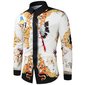 Nacionālā etniskā stila krekli, klasiski, ikdienišķi, brīvdienu topi, vīriešu krekli, apģērbi