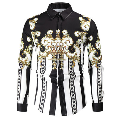 Nacionālā etniskā stila krekli, klasiski, ikdienišķi, brīvdienu topi, vīriešu krekli, apģērbi