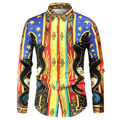 Nacionālā etniskā stila krekli, klasiski, ikdienišķi, brīvdienu topi, vīriešu krekli, apģērbi