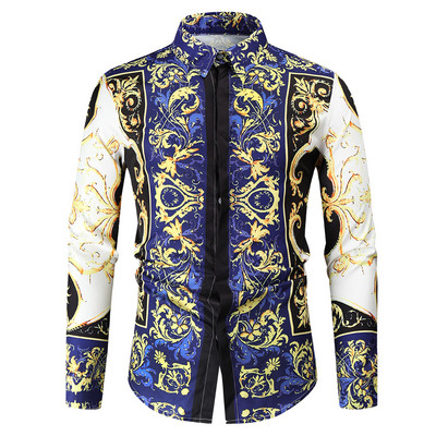 Nacionālā etniskā stila krekli, klasiski, ikdienišķi, brīvdienu topi, vīriešu krekli, apģērbi