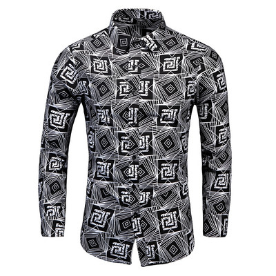 Vintage žute muške košulje s cvjetnim printom, luksuzna košulja s uskim krojem s paisley dugim rukavima Homme Streetwear za muškarce, svečana košulja 6XL 7XL