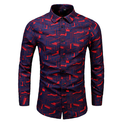 Vintage žute muške košulje s cvjetnim printom, luksuzna košulja s uskim krojem s paisley dugim rukavima Homme Streetwear za muškarce, svečana košulja 6XL 7XL