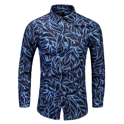 Vintage žute muške košulje s cvjetnim printom, luksuzna košulja s uskim krojem s paisley dugim rukavima Homme Streetwear za muškarce, svečana košulja 6XL 7XL