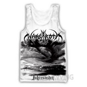 Új divat Női/Férfi 3D nyomat Nargaroth Band Tantops Harajuku Mellény Nyári Alsóing Ingek Utcai ruházat