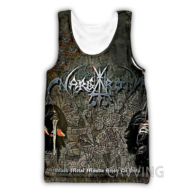 Új divat Női/Férfi 3D nyomat Nargaroth Band Tantops Harajuku Mellény Nyári Alsóing Ingek Utcai ruházat