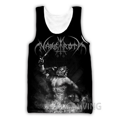 Új divat Női/Férfi 3D nyomat Nargaroth Band Tantops Harajuku Mellény Nyári Alsóing Ingek Utcai ruházat