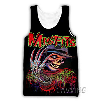 Jauna modes sieviešu/vīriešu 3D druka The Misfits topi Harajuku veste Vasaras apakškrekls Krekli Ielu apģērbi H01