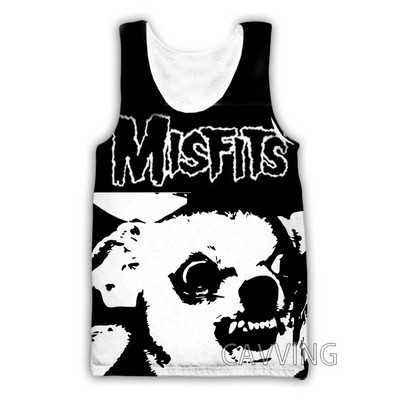 Jauna modes sieviešu/vīriešu 3D druka The Misfits topi Harajuku veste Vasaras apakškrekls Krekli Ielu apģērbi H01