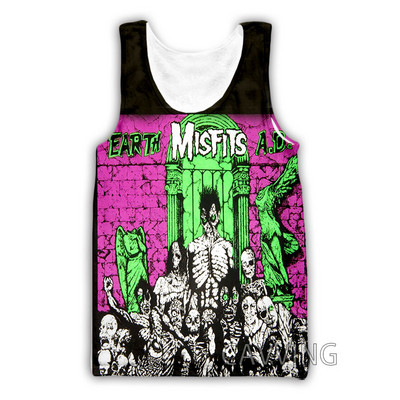 Jauna modes sieviešu/vīriešu 3D druka The Misfits topi Harajuku veste Vasaras apakškrekls Krekli Ielu apģērbi H01