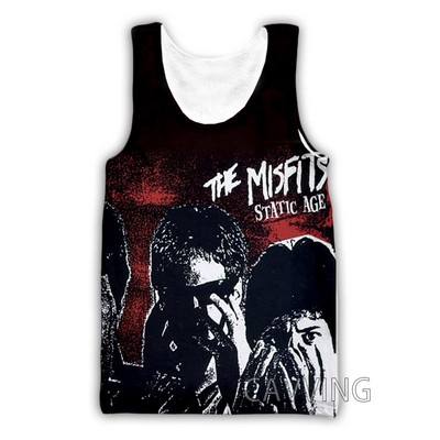 Jauna modes sieviešu/vīriešu 3D druka The Misfits topi Harajuku veste Vasaras apakškrekls Krekli Ielu apģērbi H01