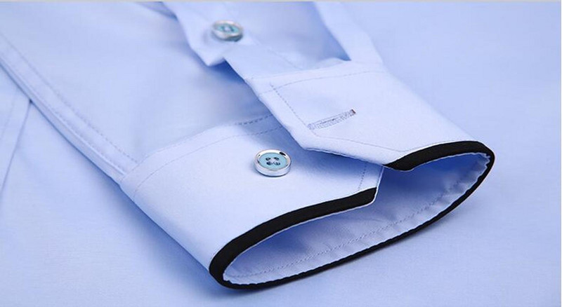 Labas kvalitātes pavasara rudens vīriešu biznesa kleitu krekls vīriešu formāla pogām uz leju apkakles krekls modes vīriešu ikdienas kleitu krekli