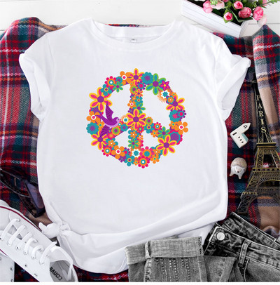 JFUNCY S-5XL 2022 Letné dámske bavlnené tričko s potlačou mieru, grafické tričká s krátkym rukávom, dámske topy, ružové tričko