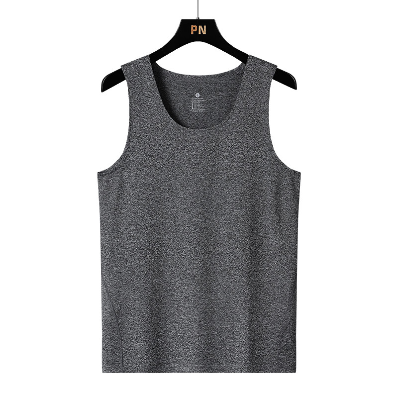 Κοντό μανίκι αθλητικό γιλέκο για τρέξιμο Ανδρικά για 2023 Καλοκαίρι μονόχρωμο μαύρο γκρι μπλουζάκι GYM Tank Top Tees Fashion Ρούχα OverSize 4XL