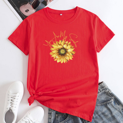 JFUNCY női túlméretezett póló rövid ujjú pamut póló 2022 nyári új pólók női póló koreai divat női felső