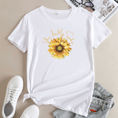 JFUNCY női túlméretezett póló rövid ujjú pamut póló 2022 nyári új pólók női póló koreai divat női felső