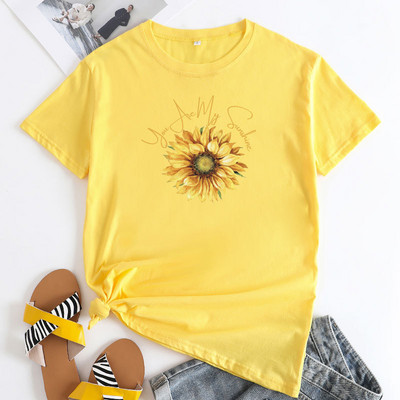 JFUNCY női túlméretezett póló rövid ujjú pamut póló 2022 nyári új pólók női póló koreai divat női felső