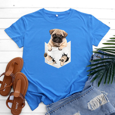 JFUNCY Дамска тениска Памучен топ 2022 Дамска тениска Пролет Лято Тениска с къс ръкав Harajuku Kawaii Графични тениски