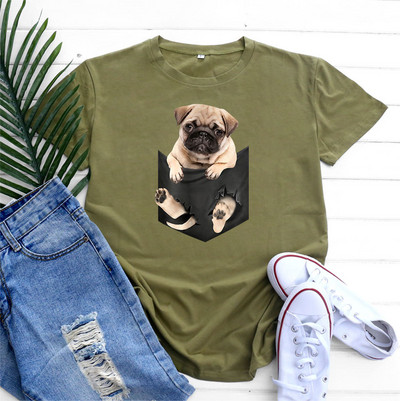 JFUNCY Дамска тениска Памучен топ 2022 Дамска тениска Пролет Лято Тениска с къс ръкав Harajuku Kawaii Графични тениски