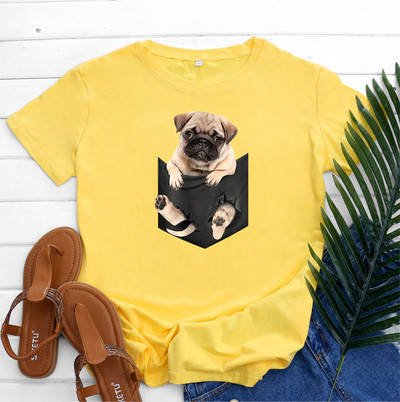 JFUNCY Дамска тениска Памучен топ 2022 Дамска тениска Пролет Лято Тениска с къс ръкав Harajuku Kawaii Графични тениски