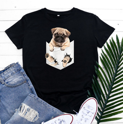 JFUNCY Дамска тениска Памучен топ 2022 Дамска тениска Пролет Лято Тениска с къс ръкав Harajuku Kawaii Графични тениски