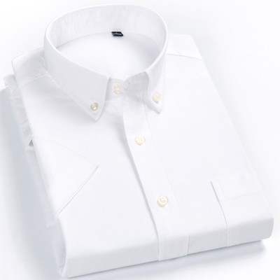 Cămașă cu mâneci scurte în carouri, cu mâneci scurte, pentru bărbați, în carouri, cu buzunar pe piept, ocazional, subțire, moale, din bumbac pur