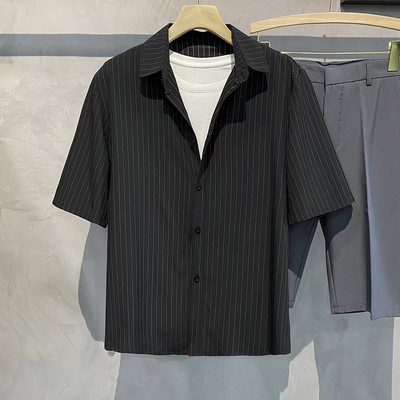 2023 Muška prugasta košulja Ljeto Nova majica kratkih rukava protiv bora Modna ležerna udobna muška košulja S-4XL