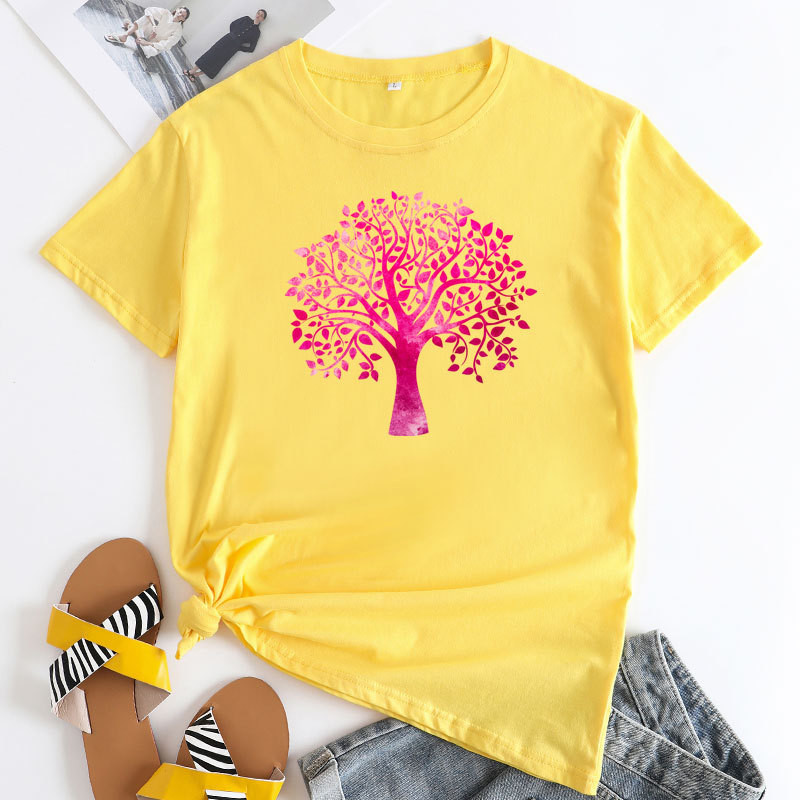 JFUNCY Tricou supradimensionat pentru femei Tricou cu mânecă scurtă Tricou pentru femei de vară Tricou grafic nou la modă Tricou pentru femei din bumbac