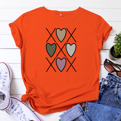 JFUNCY Îmbrăcăminte de vară pentru femei 2022 Tricou pentru femei Tricou pentru fete Tricouri supradimensionate cu mâneci scurte Tricou de bază Harajuku