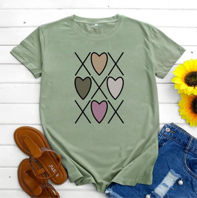 JFUNCY Îmbrăcăminte de vară pentru femei 2022 Tricou pentru femei Tricou pentru fete Tricouri supradimensionate cu mâneci scurte Tricou de bază Harajuku