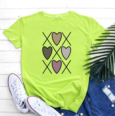 JFUNCY Îmbrăcăminte de vară pentru femei 2022 Tricou pentru femei Tricou pentru fete Tricouri supradimensionate cu mâneci scurte Tricou de bază Harajuku