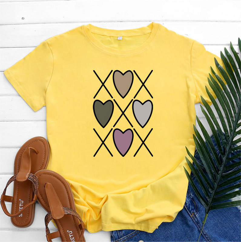 JFUNCY Îmbrăcăminte de vară pentru femei 2022 Tricou pentru femei Tricou pentru fete Tricouri supradimensionate cu mâneci scurte Tricou de bază Harajuku