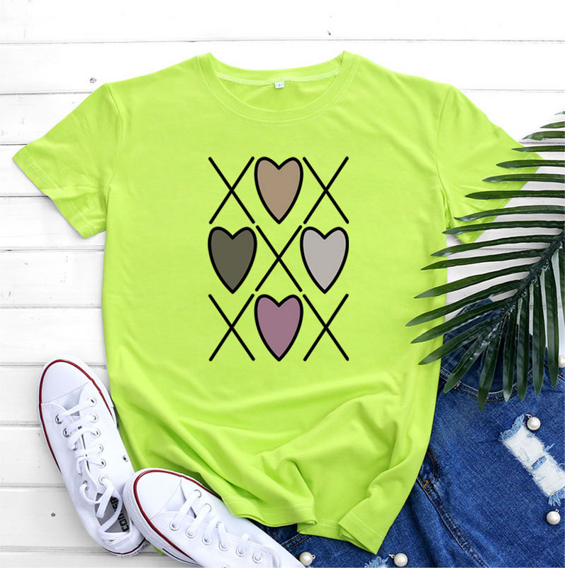 JFUNCY Îmbrăcăminte de vară pentru femei 2022 Tricou pentru femei Tricou pentru fete Tricouri supradimensionate cu mâneci scurte Tricou de bază Harajuku