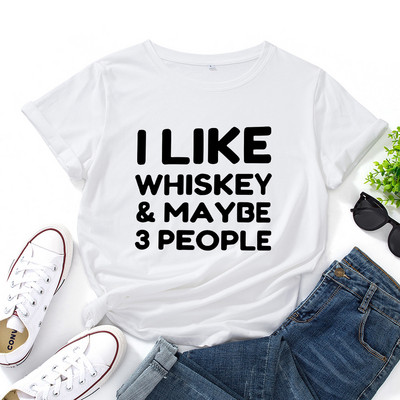 JFUNCY Vicces betűkkel nyomtatott póló Női rövid ujjú pamut póló Női nyári pólók Női felsők S-5XL női ingek