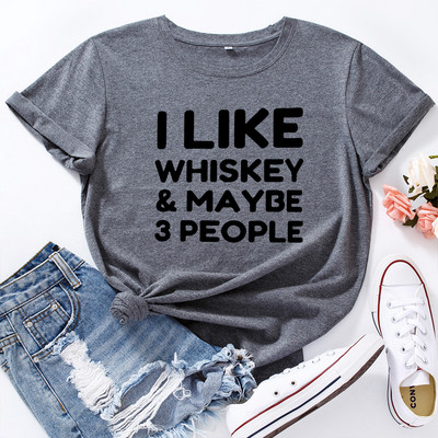 JFUNCY Vicces betűkkel nyomtatott póló Női rövid ujjú pamut póló Női nyári pólók Női felsők S-5XL női ingek