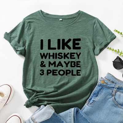 JFUNCY Vicces betűkkel nyomtatott póló Női rövid ujjú pamut póló Női nyári pólók Női felsők S-5XL női ingek