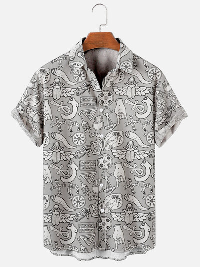 Jauni astoņkāju krekli vīriešiem un sievietēm ar havajiešu stila taustekļu apdruku ar īsām piedurknēm topi ikdienai brīvdienu ballītei brīvdienu apģērbs