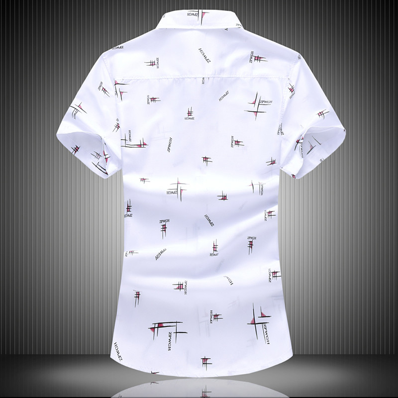 2023. gada vasara Zīmols Vīriešu Krekli ar īsām piedurknēm ar burtu apdruku ikdienas Biznesa vīriešu Krekli Camisas masculina Liels izmērs 5XL 6XL 7XL