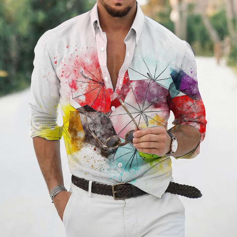 Havaju salu ziedu krekls vīriešiem ar 3d apdruku, putnu blūze ar garām piedurknēm pludmales brīvdienu Camisa lielizmēra 5xl krekls Homme 2022