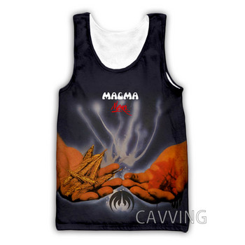 Нова мода Дамски/мъжки 3D печат Magma Band Потници Harajuku Жилетка Лятна долна тениска Ризи Streetwear