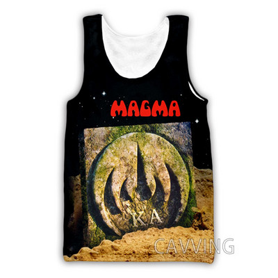 Νέα μόδα Γυναικείες/Ανδρικές 3D εκτυπώσεις Magma φανελάκια Harajuku γιλέκο καλοκαιρινά πουκάμισα εσώρουχα Streetwear