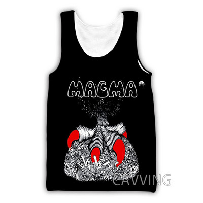 Νέα μόδα Γυναικείες/Ανδρικές 3D εκτυπώσεις Magma φανελάκια Harajuku γιλέκο καλοκαιρινά πουκάμισα εσώρουχα Streetwear