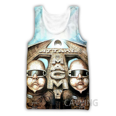 Νέα μόδα Γυναικείες/Ανδρικές 3D εκτυπώσεις Magma φανελάκια Harajuku γιλέκο καλοκαιρινά πουκάμισα εσώρουχα Streetwear